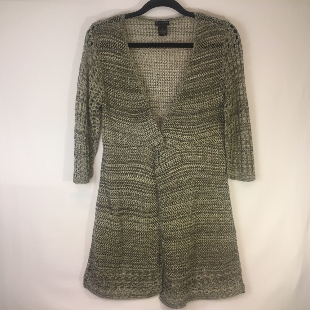 Crochet Sweater Tunic Style Layering Top